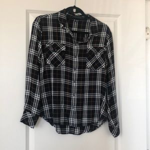 Sanctuary Plaid boyfriend Shirt (S)